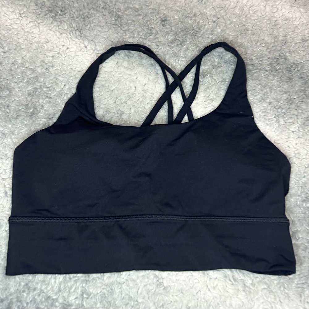 Black lululemon sports bra